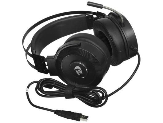 Игровые наушники проводные Redragon Lamia 2 черный/красный + подставка